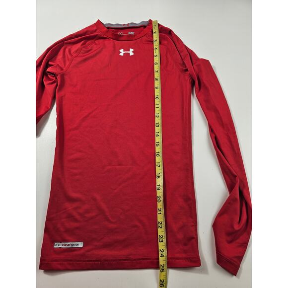 Under armour small compression long sleeve active under shirt red performance ^ - Picture 6 of 7